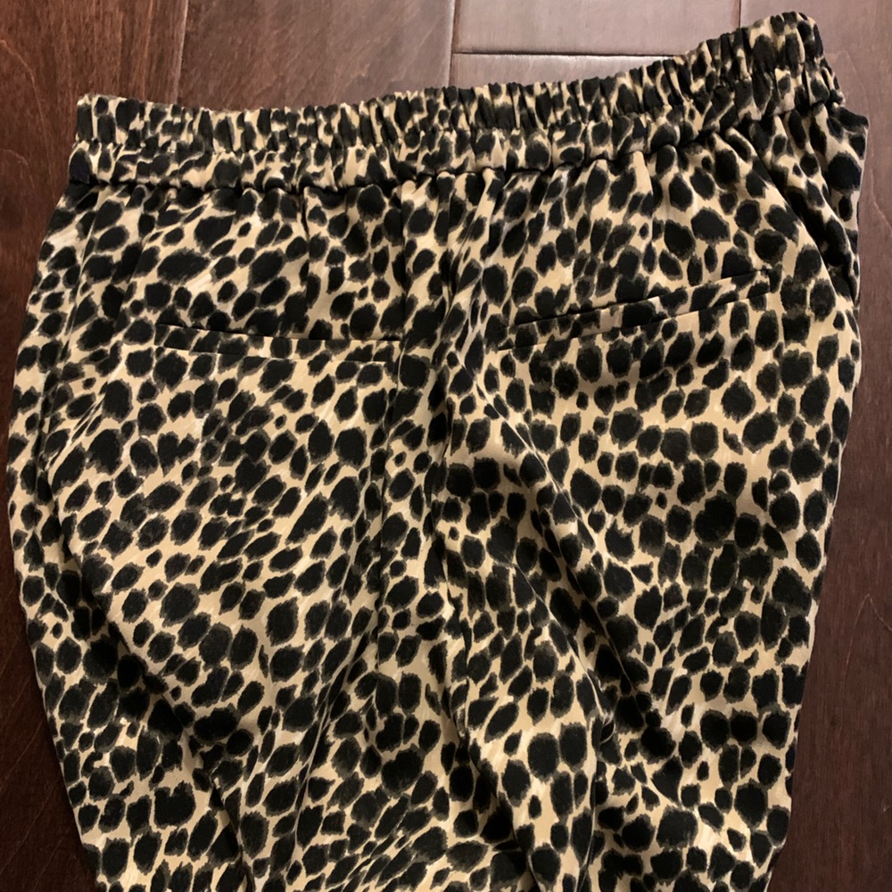 J Crew Factory Cheetah Print Pants - Picture 5 of 5